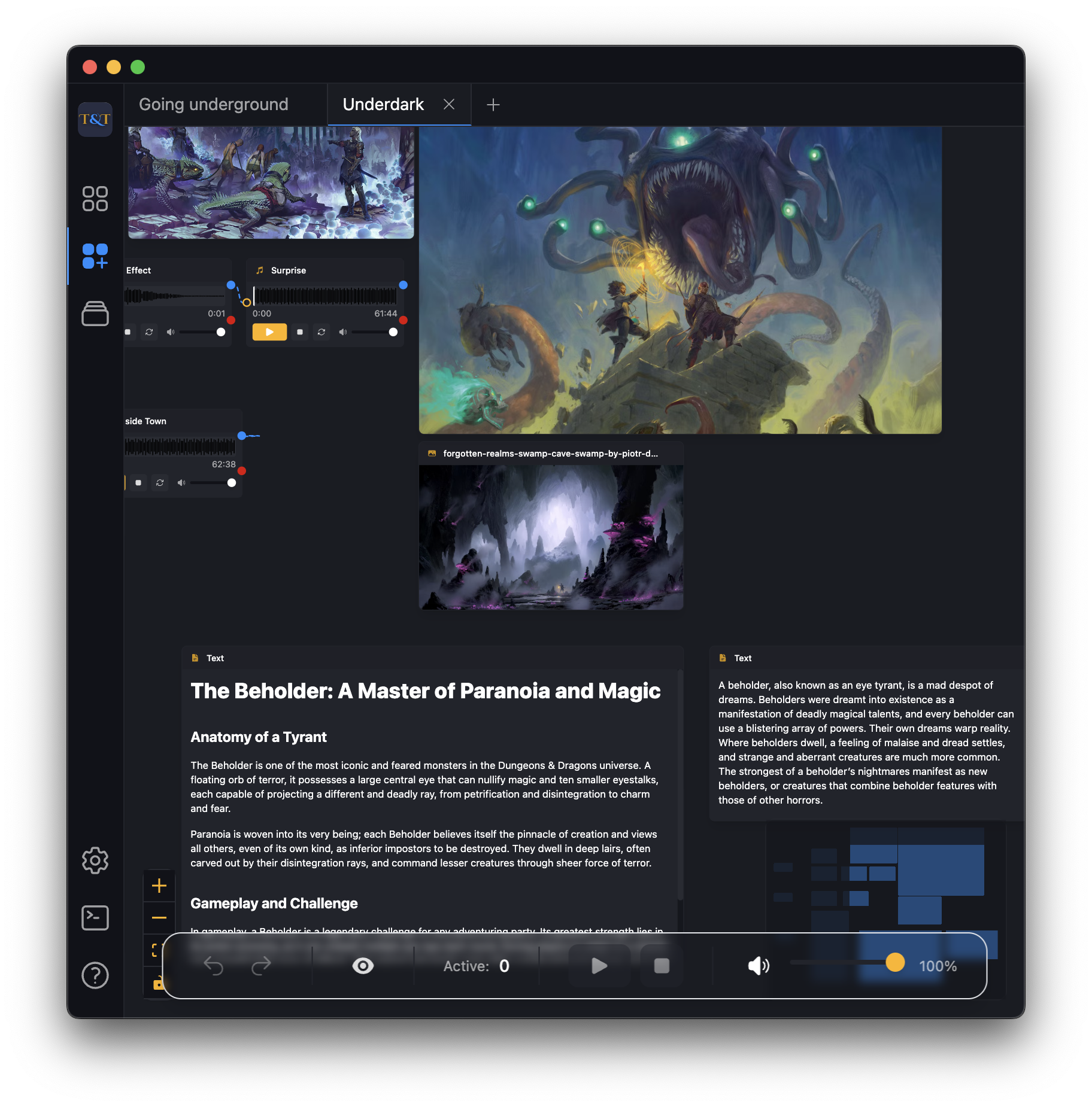 Заметки для сцен